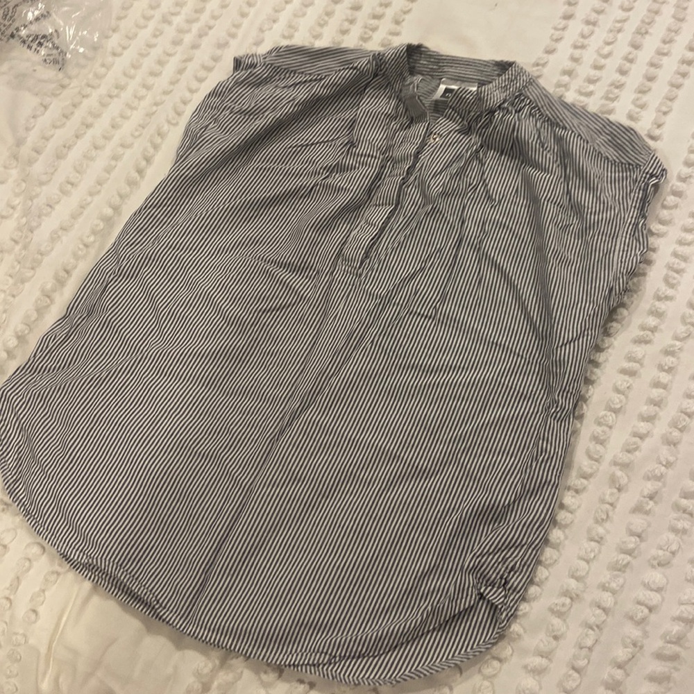 Nom maternity striped blouse XS